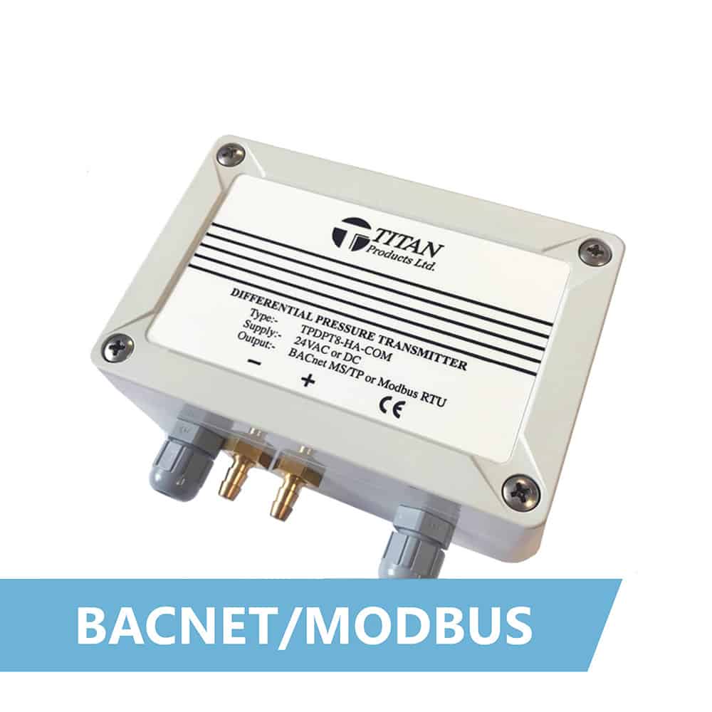 MS/TP Differential Air Pressure Transmitters Titan Products